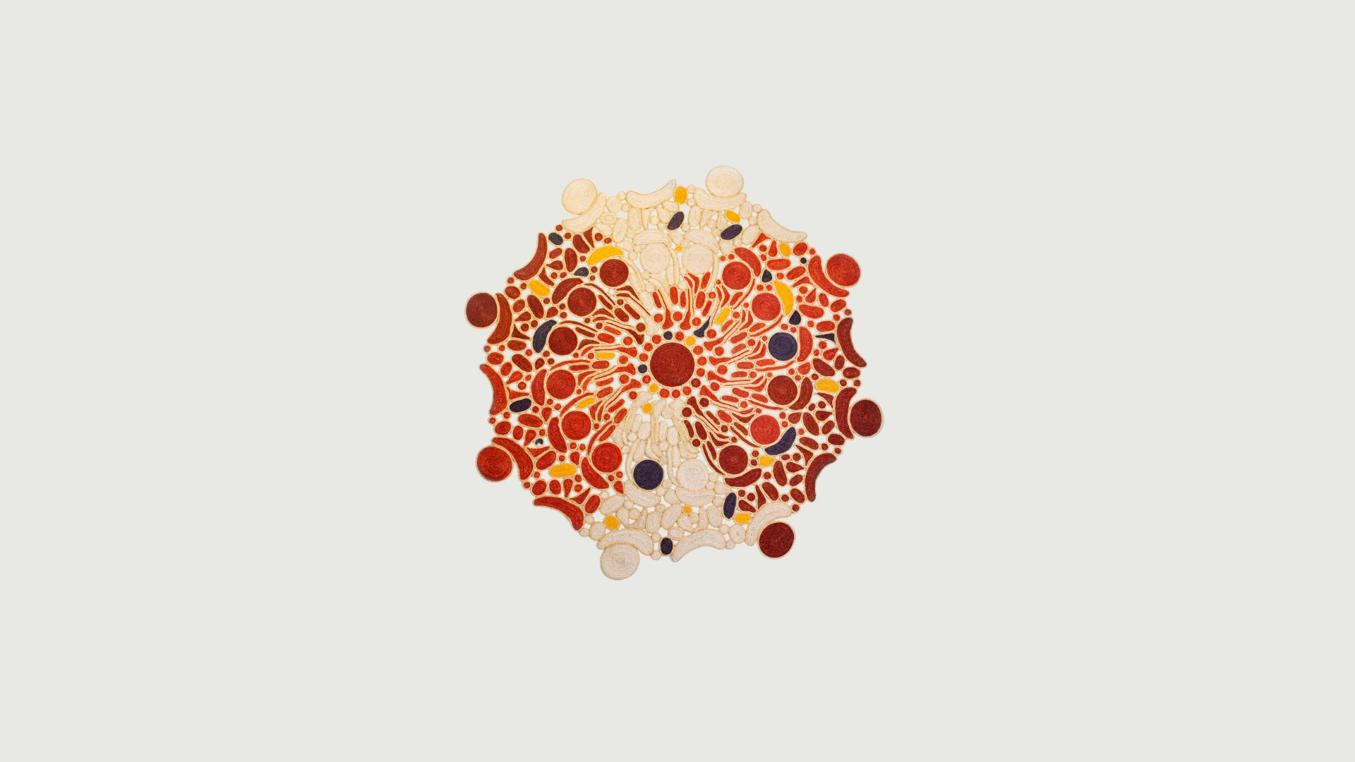 Tapisserie GASYRUG faite main à Madagascar - modele 6